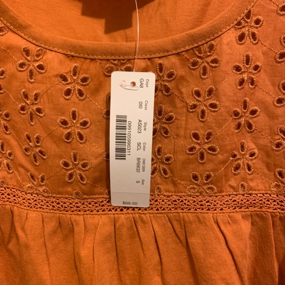 Sold NWT J CREW blouse eyelet - Picture 5 of 6
